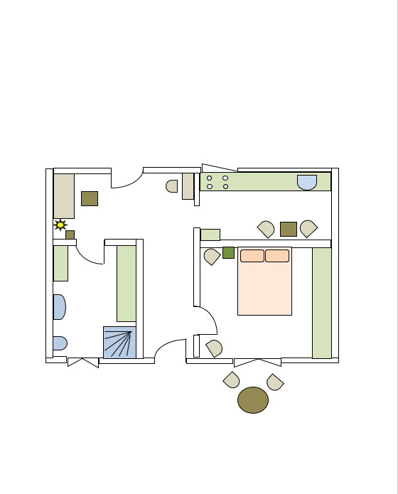 Grundriss Erdgeschoß Haus Bella 2